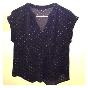 Stitch Fix Papermoon Split Neck Blouse